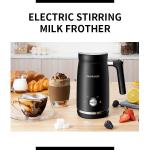 Stainless Steel Espresso Milk Frother Household Cappuccino Latte Electric