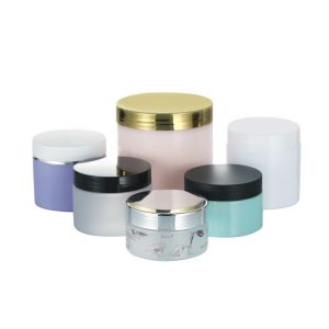 50ml 100ml 250ml 300ml 8oz PET PCR Plastic Cosmetic Jar Anti Leakaging