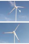 96V 220V Horizontal Shaft Wind Turbine 3Ph Off Grid Wind Generator