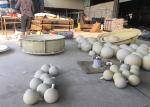Bespoke Design Orange Fiberglass Lollipop Highly Attractive For Shop Decoration