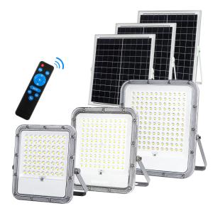 China Garden LED Solar Powered Flood Lights 30w 60w 100w Super Bright Security Long Life IP67 factory