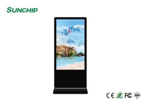 China 65&quot; Floor Standing LCD Advertising Display Interactive For Supermarket / Mall factory