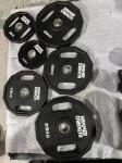 Steel Iron Free Weights Gym Fitness Exercise 5LB 10LB 25LB 35LB 45LB