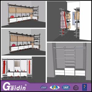 China metal fabric storage bedroom manufactures direct wooden new walk in wardrobes for 2015 factory