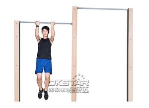 China outdoor fitness equipments WPC materials based outdoor exercise machine chin up bar factory
