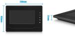 4 Family Multi Apartment Video Doorbell System CAT 5 Connection