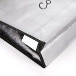 Non-Woven Fabric Bag Custom LOGO Printing Laser Metal Film Tote Bag for Scarves
