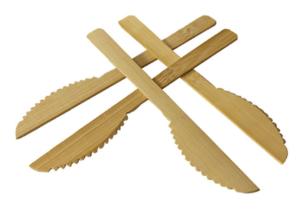 China Compostable17cm Disposable Natural Bamboo Cutlery Sets factory