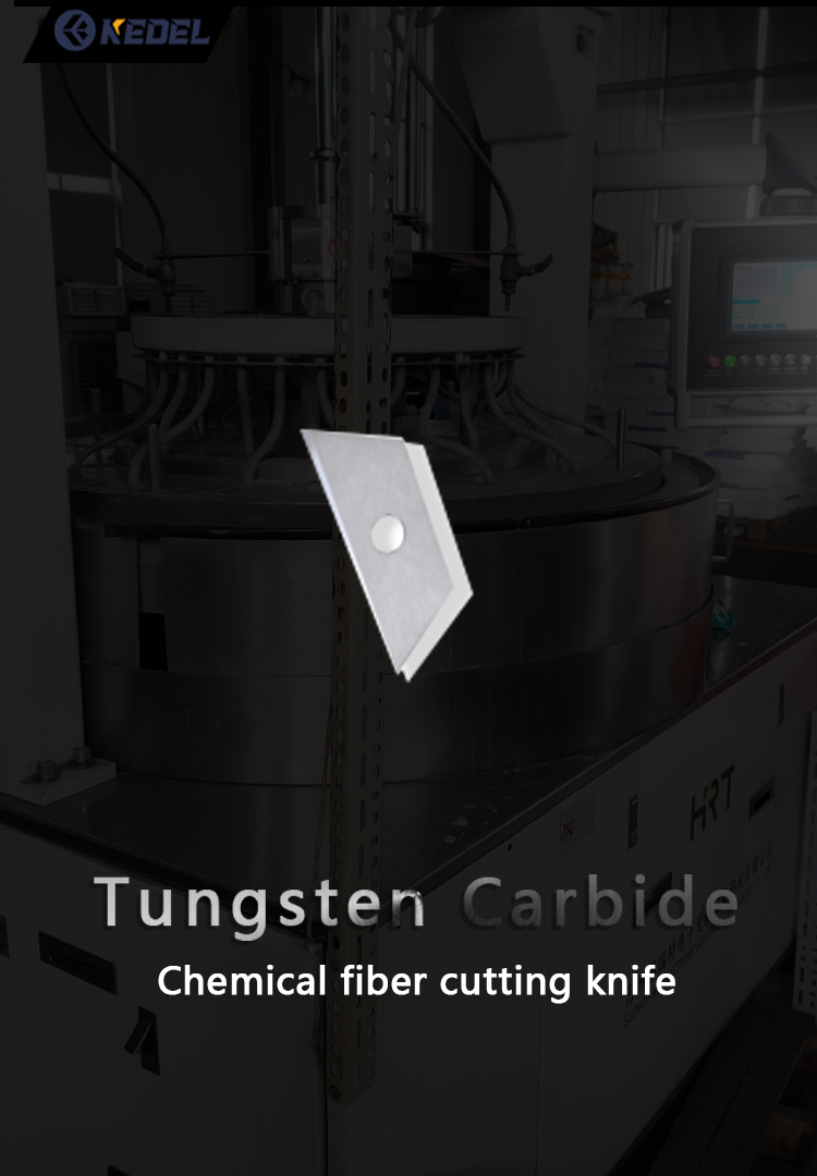 Hard Alloy Chemical Fiber Film Cutting Blade Custom Shape Industrial Blade for Precision Slitting