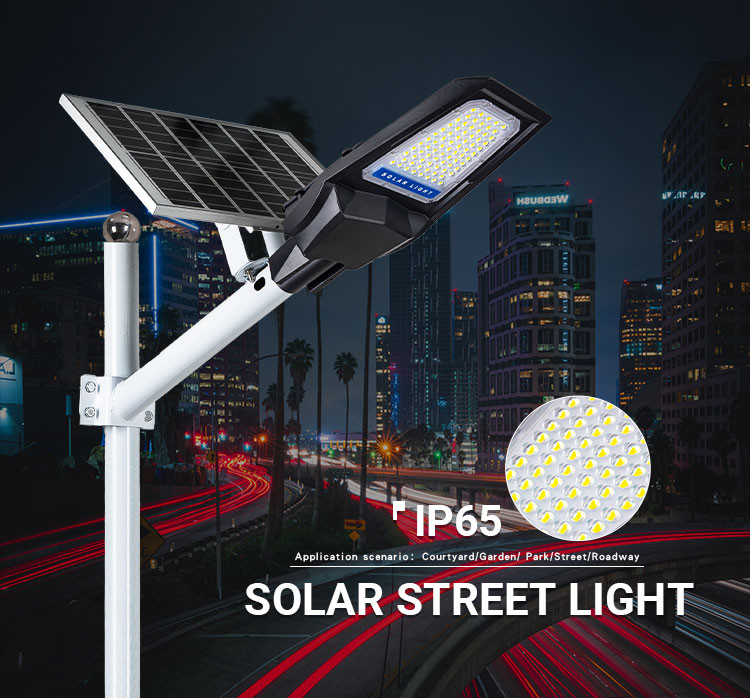 Waterproof Portable Solar Generators Street Lamp Light Polysilicon