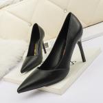 8666-13 Korean fashion pointed shallow mouth high heels nightclub thin sexy
