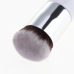 Makeup Tool Powder Foundation Brush With Silver And Gold Pipe Nylon Hair Chubby