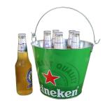 Metal Tin Champagne Bucket Customized Beer And Wine Bucket For Bar