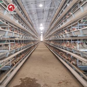 China Galvanized Automatic 4 Layer Battery Poultry Chicken Cage Chicken Layer Farming Equipment For Sale factory