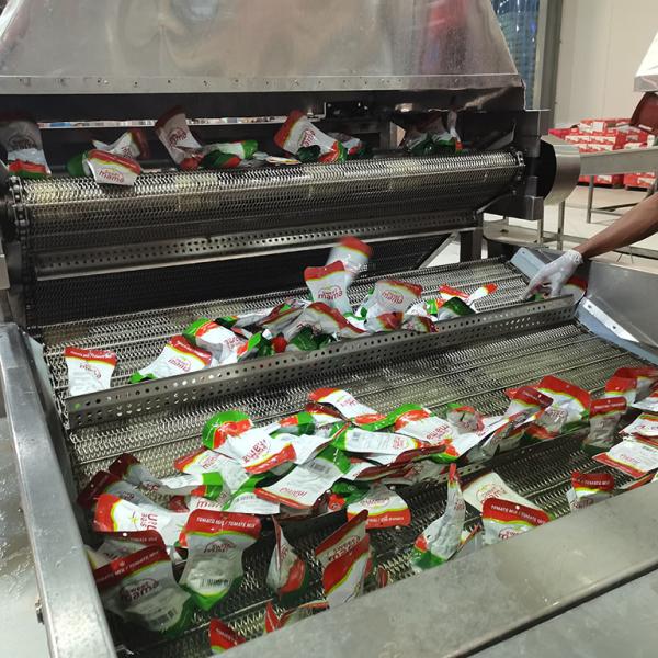 Industrial Tomato Sauce Production Line Automatic Commercial Tomato Processing