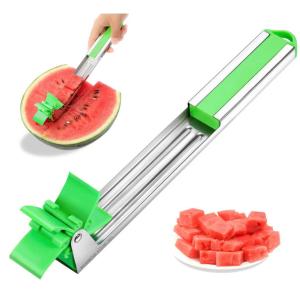 China Watermelon Slicer Stainless Steel Fan Watermelon Cutting Knife factory