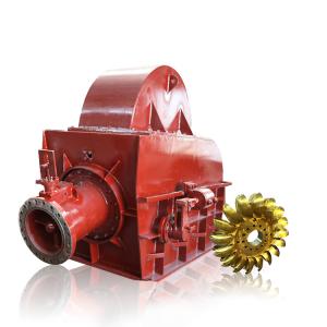 China Mini Water Head 250m Hydro Pelton Turbine 60HZ Off Gird 500RPM Pelton Wheel Turbine factory