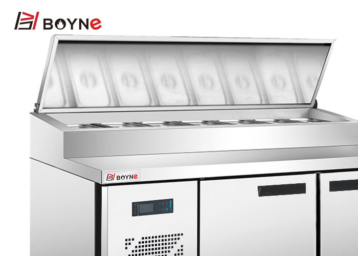 Restaurant Kitchen Pizza Work Table Air Cooling Cabinet hotel kitchen