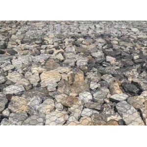 Tensile Strength Gabion Mattresses with Green PVC Coating