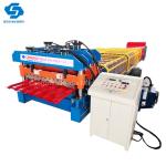 Metal Monaco Clay Roof Tile Sheet Roll Forming Machine