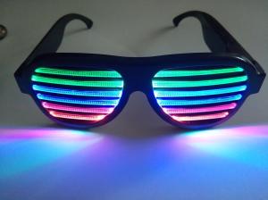 China 2019Hot Sales New Style Rechargeable LED Flashing Glasses for Promotion Gift Wear at Rave Concert Rave Party Dancing factory