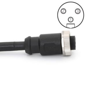 China 7/8&quot; Circular Connector Female 3 Pin Waterproof 16UN PVC Cable Connector factory
