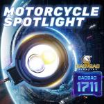 Circle Style 2 LED White Yellow Exclusive Patent Motorcycle LED Spotlight 3600lm