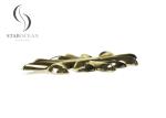 Golden ABS Coffin Accessories Durable Flat Coffin Lid Decoration Factory Price