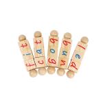 Montessori Phonetic Reading Blocks Educational Toys for 3 4 5 6 Year Old