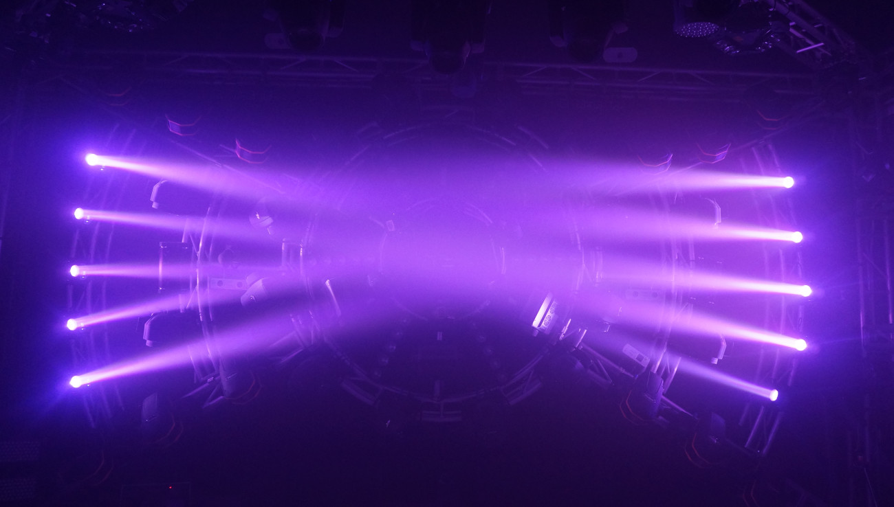 Infinite Rotational Mini 60w Led Rgbw 4 In 1 Colorful Disco Beam Moving Head Light