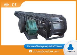 China Electronic Plate Chain Conveyor Novel Design Galvanized Slat Chain Conveyor on sale