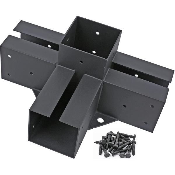 4x4 Post Base Wood Fence Post Base Bracket for Added Stability and Support B2B Offered