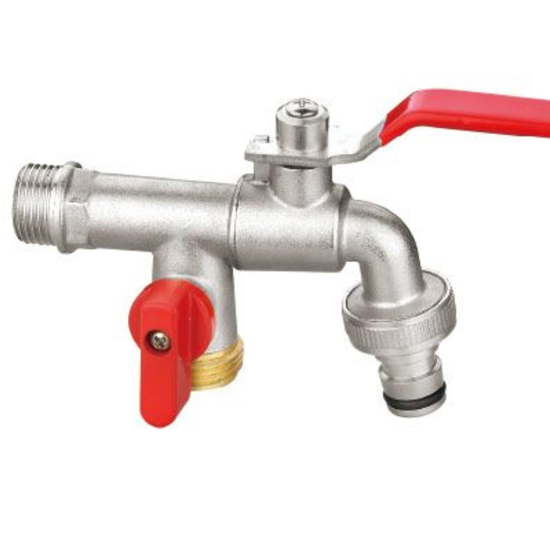 Aluminum Handle DN15 Straight Male Threaded Ball Valve