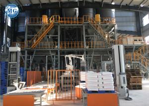 China Tower Type Dry Mix Mortar Manufacturing Plant 10 - 30T Per Hour 12 Months Warranty factory