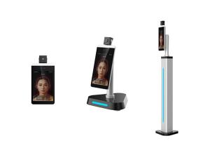 China All In One Temperature Kiosk Non Contact Infrared Thermometer For Body Temperature factory