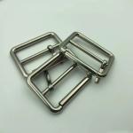 Eco Friendly Material Metal Backpack Strap Adjuster Silk Screen Printing
