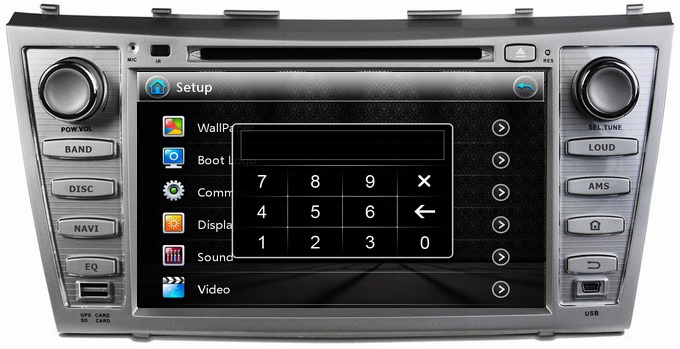Ouchuangbo Car Radio GPS Navi Multimedia Kit for Toyota Camry 2007-2011 GPS DVD USB iPod OCB-8006A