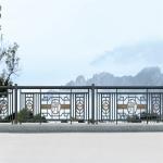 Modern Wrought Iron Banister Railing Fence Panel Waterproof Exterior