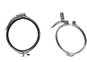 China OEM Galvanized Steel Pipe Clamps For Industrial Usage factory