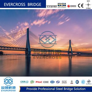Prefabricated Structural Steel Composite Truss Bridge Customized Size