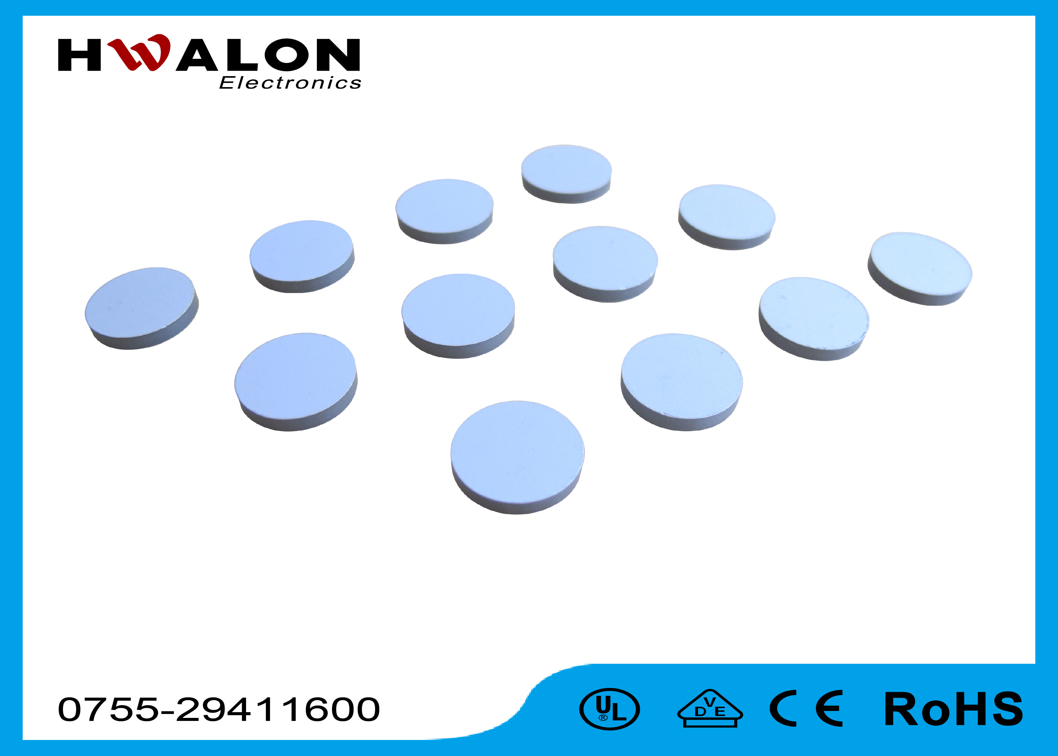 Customized PTC Ceramic Heater Pills ±3℃ - ±10℃ Surface Temperature Tolerance
