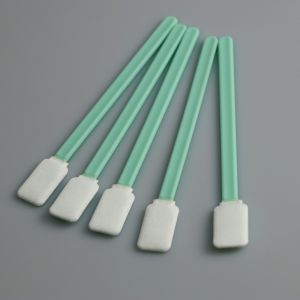 China Double Knitted Rectangle Polyester TOC Swab Sampling Validation Swab on sale