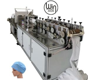China Disposable Doctor Cap Making Machine , 4200W Head Cap Making Machine factory