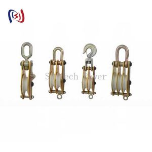China Aluminum Hoisting Tackle with Nylon Sheave 10-100KN Load factory