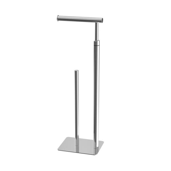 Toilet Roll Holder Free Standing Toilet Paper Holder Stand Alone Bathroom Tissue
