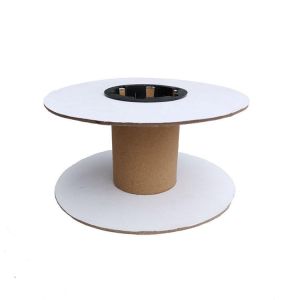 Customizable Kraft Paper Wire Spool with Anti-Curl and UV Coating for Consumer