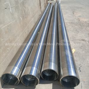 Customizable 4" 6" 8" 10" 12" Wedge Wire Water Well Screen Pipe For Continuous