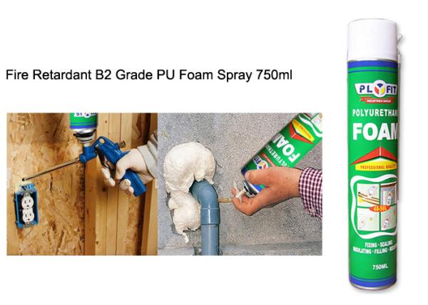 All Purpose Waterproof Silicone Sealant Fireproof High Density Exterior PU Foam