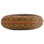 LV Designer Monogram Bag Presbyopic Half Moon Cowhide Leather Tote Handbag