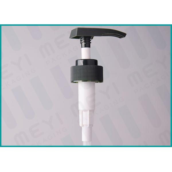 China Custom Ribbed Closure Lotion Pump Dispenser With PP Polypropylene Material factory